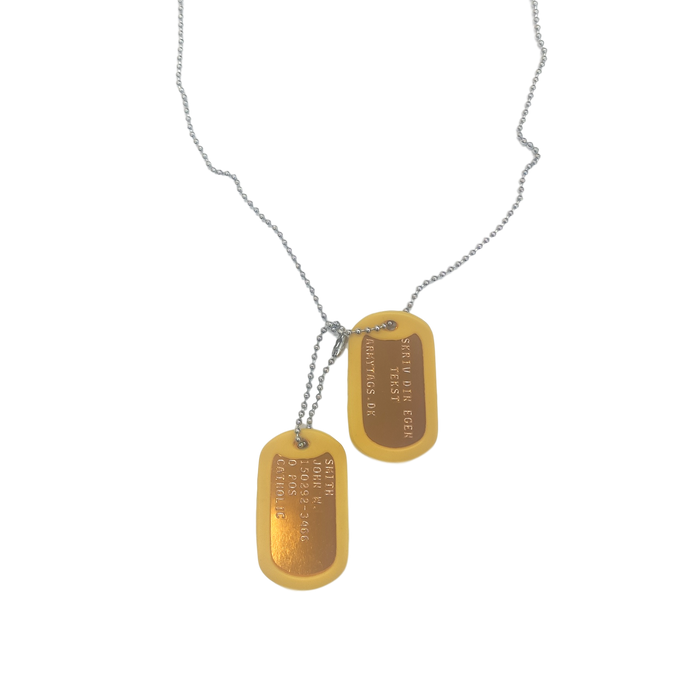 Gold Dog Tags, Set